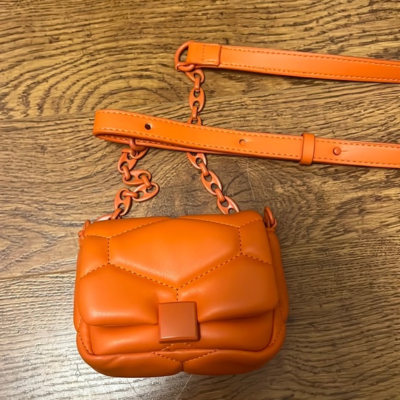 Zara orange micro bag - Picture 1 of 3